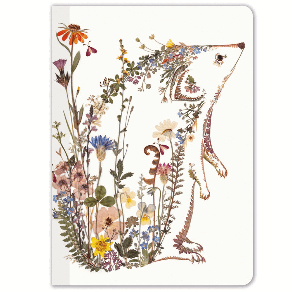 Wild Press Cottage Garden Hedgehog A7 Notebook